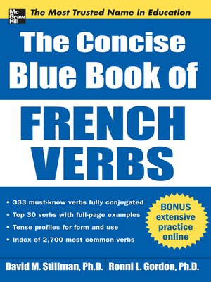cover image of The Concise Blue Book of French Verbs